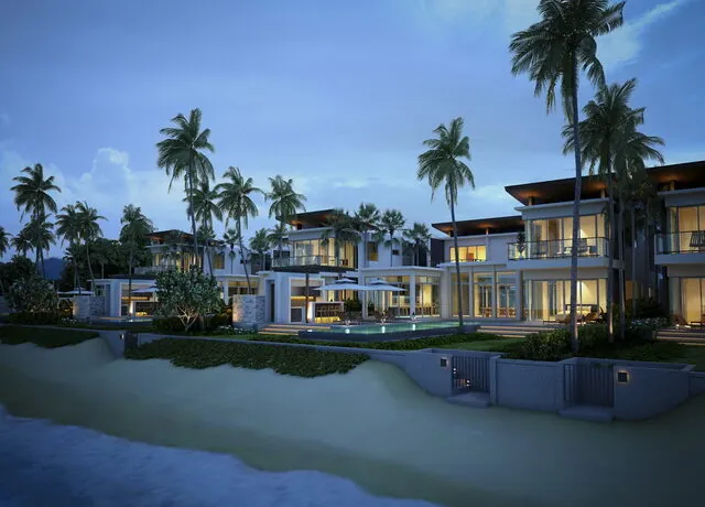 Large Beach Front Villa At Natai Beach