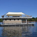 Swedish house boat located in Stockholm