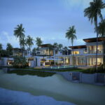 Large beach front villa at Natai Beach